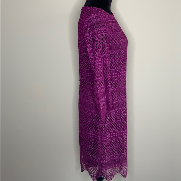 NWOT Trina Turk 3/4 Slv Embroidered Sheath Dress - Picture 3 of 8